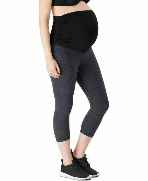 Women's Belly Bandit Active support Power Capri Maternity Leggings, Size Small